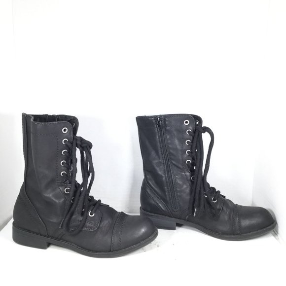 Faded Glory Womens Laceup Side Zipper 